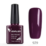 Venalisa 7.5ml soak off gel nail polish canni nail supply wholesale uv gel lacquer led color nail art glitter polish lamp