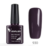 Venalisa 7.5ml soak off gel nail polish canni nail supply wholesale uv gel lacquer led color nail art glitter polish lamp