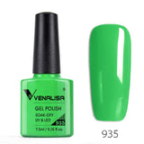 Venalisa 7.5ml soak off gel nail polish canni nail supply wholesale uv gel lacquer led color nail art glitter polish lamp