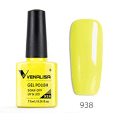 Venalisa 7.5ml soak off gel nail polish canni nail supply wholesale uv gel lacquer led color nail art glitter polish lamp