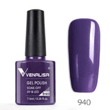 Venalisa 7.5ml soak off gel nail polish canni nail supply wholesale uv gel lacquer led color nail art glitter polish lamp