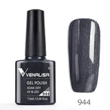 Venalisa 7.5ml soak off gel nail polish canni nail supply wholesale uv gel lacquer led color nail art glitter polish lamp