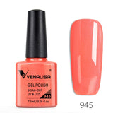 Venalisa 7.5ml soak off gel nail polish canni nail supply wholesale uv gel lacquer led color nail art glitter polish lamp