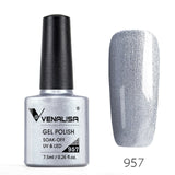 Venalisa 7.5ml soak off gel nail polish canni nail supply wholesale uv gel lacquer led color nail art glitter polish lamp