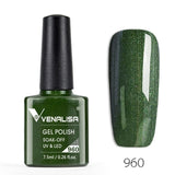 Venalisa 7.5ml soak off gel nail polish canni nail supply wholesale uv gel lacquer led color nail art glitter polish lamp