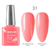 Venalisa 7.5ml soak off gel nail polish canni nail supply wholesale uv gel lacquer led color nail art glitter polish lamp