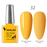 Venalisa 7.5ml soak off gel nail polish canni nail supply wholesale uv gel lacquer led color nail art glitter polish lamp