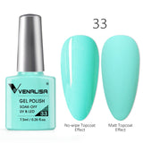 Venalisa 7.5ml soak off gel nail polish canni nail supply wholesale uv gel lacquer led color nail art glitter polish lamp