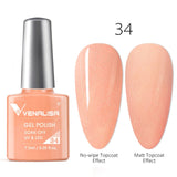 Venalisa 7.5ml soak off gel nail polish canni nail supply wholesale uv gel lacquer led color nail art glitter polish lamp