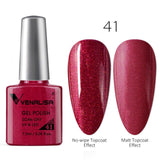 Venalisa 7.5ml soak off gel nail polish canni nail supply wholesale uv gel lacquer led color nail art glitter polish lamp