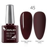 Venalisa 7.5ml soak off gel nail polish canni nail supply wholesale uv gel lacquer led color nail art glitter polish lamp