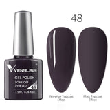 Venalisa 7.5ml soak off gel nail polish canni nail supply wholesale uv gel lacquer led color nail art glitter polish lamp