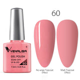 Venalisa 7.5ml soak off gel nail polish canni nail supply wholesale uv gel lacquer led color nail art glitter polish lamp