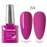 Venalisa 7.5ml soak off gel nail polish canni nail supply wholesale uv gel lacquer led color nail art glitter polish lamp