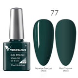 Venalisa 7.5ml soak off gel nail polish canni nail supply wholesale uv gel lacquer led color nail art glitter polish lamp