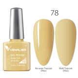 Venalisa 7.5ml soak off gel nail polish canni nail supply wholesale uv gel lacquer led color nail art glitter polish lamp