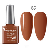 Venalisa 7.5ml soak off gel nail polish canni nail supply wholesale uv gel lacquer led color nail art glitter polish lamp