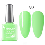 Venalisa 7.5ml soak off gel nail polish canni nail supply wholesale uv gel lacquer led color nail art glitter polish lamp