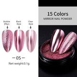 LEMOOC Nail Polish Gel French Line Style DIY Design Soak Off Semi Permanant Varnishes Mirror Powder Accessories Nail Lacquers