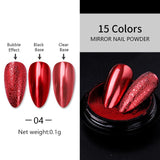 LEMOOC Nail Polish Gel French Line Style DIY Design Soak Off Semi Permanant Varnishes Mirror Powder Accessories Nail Lacquers