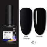 LEMOOC 8ml Nail Gel Polish 136 Colors Soak Off Semi Permanent For Matte Base Coat Hybrid Nail Art Gel Varnish Varnishes