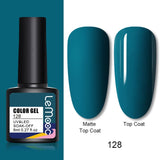 LEMOOC 8ml Nail Gel Polish 136 Colors Soak Off Semi Permanent For Matte Base Coat Hybrid Nail Art Gel Varnish Varnishes