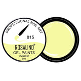 ROSALIND Nail Polish Gel DIY Paint 60 Colors Soak Off Nails Gel Polish Design Manicure Nail Painting Lacquer UV Gel Soak Off