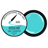 ROSALIND Nail Polish Gel DIY Paint 60 Colors Soak Off Nails Gel Polish Design Manicure Nail Painting Lacquer UV Gel Soak Off