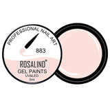 ROSALIND Nail Polish Gel DIY Paint 60 Colors Soak Off Nails Gel Polish Design Manicure Nail Painting Lacquer UV Gel Soak Off