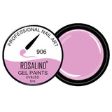 ROSALIND Nail Polish Gel DIY Paint 60 Colors Soak Off Nails Gel Polish Design Manicure Nail Painting Lacquer UV Gel Soak Off