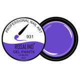 ROSALIND Nail Polish Gel DIY Paint 60 Colors Soak Off Nails Gel Polish Design Manicure Nail Painting Lacquer UV Gel Soak Off