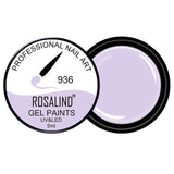 ROSALIND Nail Polish Gel DIY Paint 60 Colors Soak Off Nails Gel Polish Design Manicure Nail Painting Lacquer UV Gel Soak Off