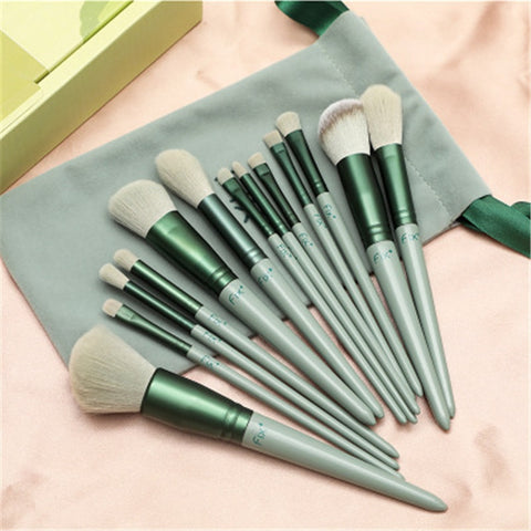 13 Pcs Makeup Brushes Set Artificial Fiber Powder Foundation Concealer Blush Eyeshadow Multifunctional Cosmetic Make Up Brushes