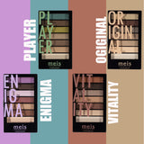 meis Brand New 7 Colors Eyeshadow Palette Matt Shinning Giliter Waterproof Pigment Shimmer Eye Shadow Pallete Powder Cosmetic