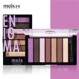 meis Brand New 7 Colors Eyeshadow Palette Matt Shinning Giliter Waterproof Pigment Shimmer Eye Shadow Pallete Powder Cosmetic