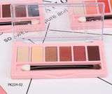 K.A.N Brand  6 Colors Eye Shadow Makeup Shimmer Matte Eyeshadow Palette Cosmetic Makeup Set Nude for wholesale