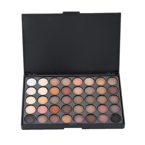 40-color Matte Eye Shadow Compact Palette Earth Warm Luminous Set Makeup Palette Shadow Cosmetics Brand New High-quality TSLM1