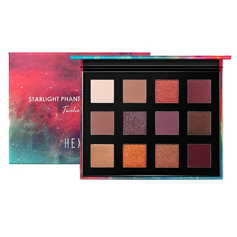 HEXZE 12 Color Eyeshadow Palette Rap Shadow Glitter Matte Shimmer Highly Pigmented Eye Shadow Long Lasting Waterproof