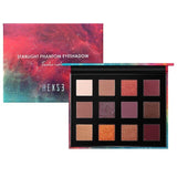 HEXZE 12 Color Eyeshadow Palette Rap Shadow Glitter Matte Shimmer Highly Pigmented Eye Shadow Long Lasting Waterproof