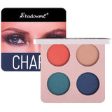 CmaaDU Brand 6Colors Nude Eye Shadow Palette Makeup Glitter Eyeshadow  Metallic Diamond Palette Waterproof Eye Pigment Cosmetics