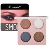 CmaaDU Brand 6Colors Nude Eye Shadow Palette Makeup Glitter Eyeshadow  Metallic Diamond Palette Waterproof Eye Pigment Cosmetics