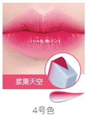 Korean Fashion Bite Lipstick V Cutting Two Tone Tint Silky Long Lasting Moisturzing Nourishing Lipstick Balm Lip Cosmetic Makeup