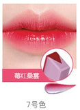 Korean Fashion Bite Lipstick V Cutting Two Tone Tint Silky Long Lasting Moisturzing Nourishing Lipstick Balm Lip Cosmetic Makeup