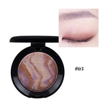 5 Colors Baked Eyeshadow Eye shadow Palette in Shimmer Metallic Eyes Makeup Brand EFU #7052-7056