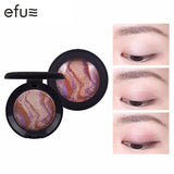 5 Colors Baked Eyeshadow Eye shadow Palette in Shimmer Metallic Eyes Makeup Brand EFU #7052-7056