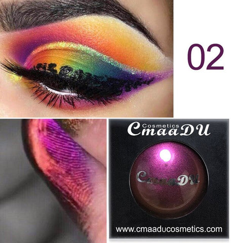 Cmaadu Brand Glitter Palette Eyeshadow Waterproof Long-lasting Metallic Sexy Shimmer Makeup Pallete Eye Shadow maquillage TSLM1